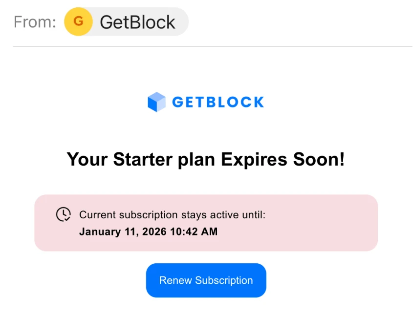 Managing your blockchain RPC node usage with notifications